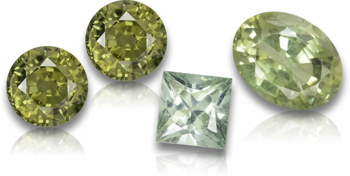 Zafiro verde en venta