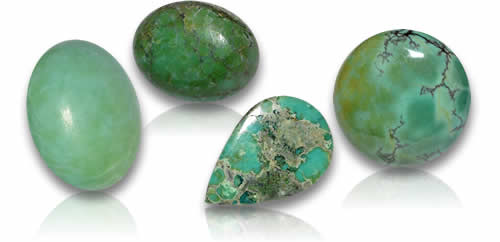 Piedras preciosas turquesas