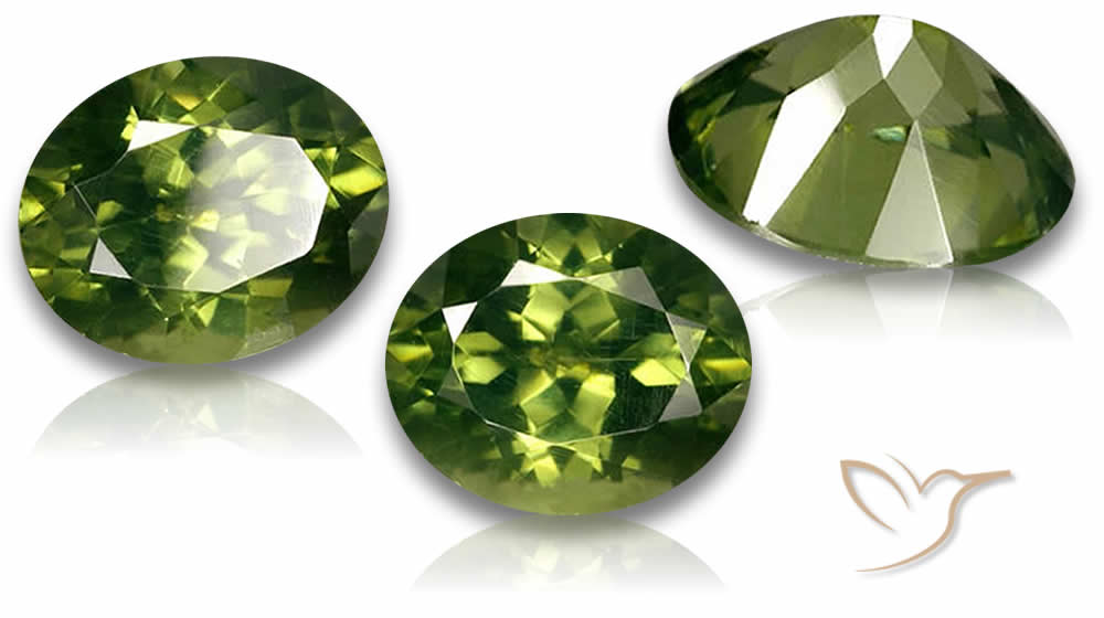 Circón verde raro