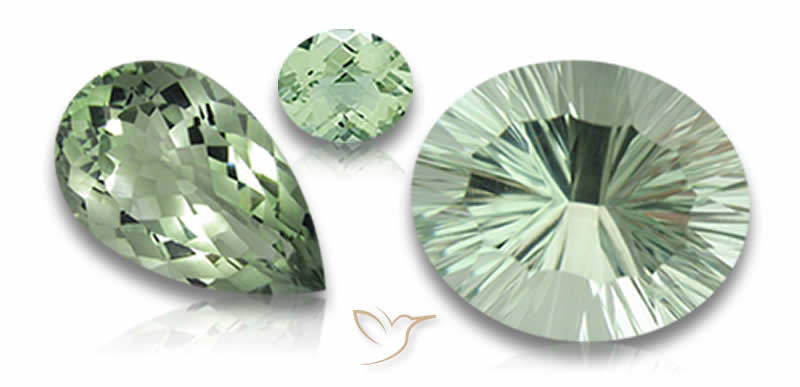 Piedras preciosas de prasiolita