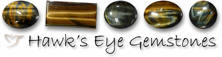 Piedras preciosas de ojo de halcón