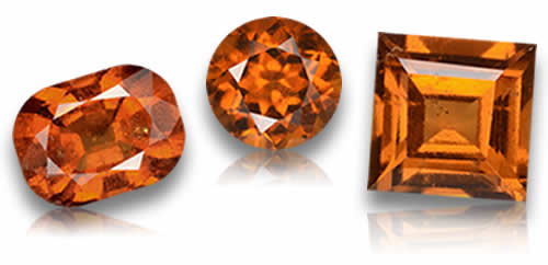 Tienda Granate hessonita naranja Piedras Preciosas