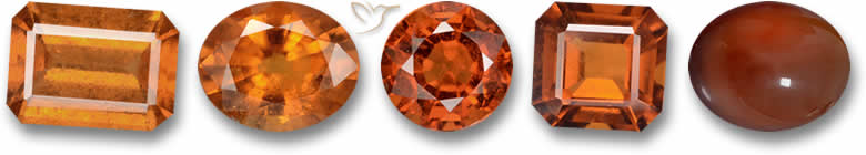 Comprar piedras preciosas de granate hessonita