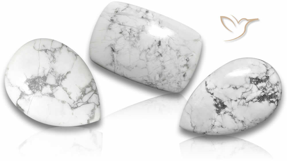 Piedras preciosas de howlita