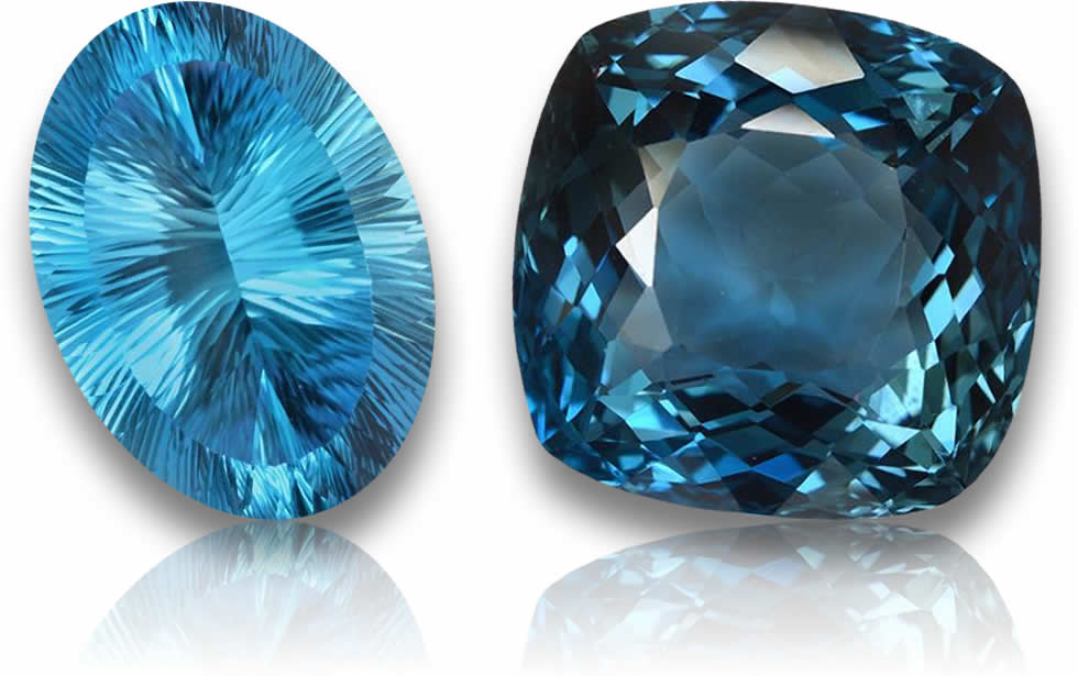 Enorme topacio azul a la venta