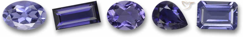 Piedras preciosas de iolita