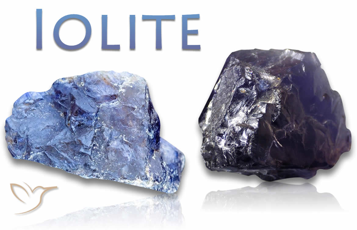 Piedras en bruto de iolita
