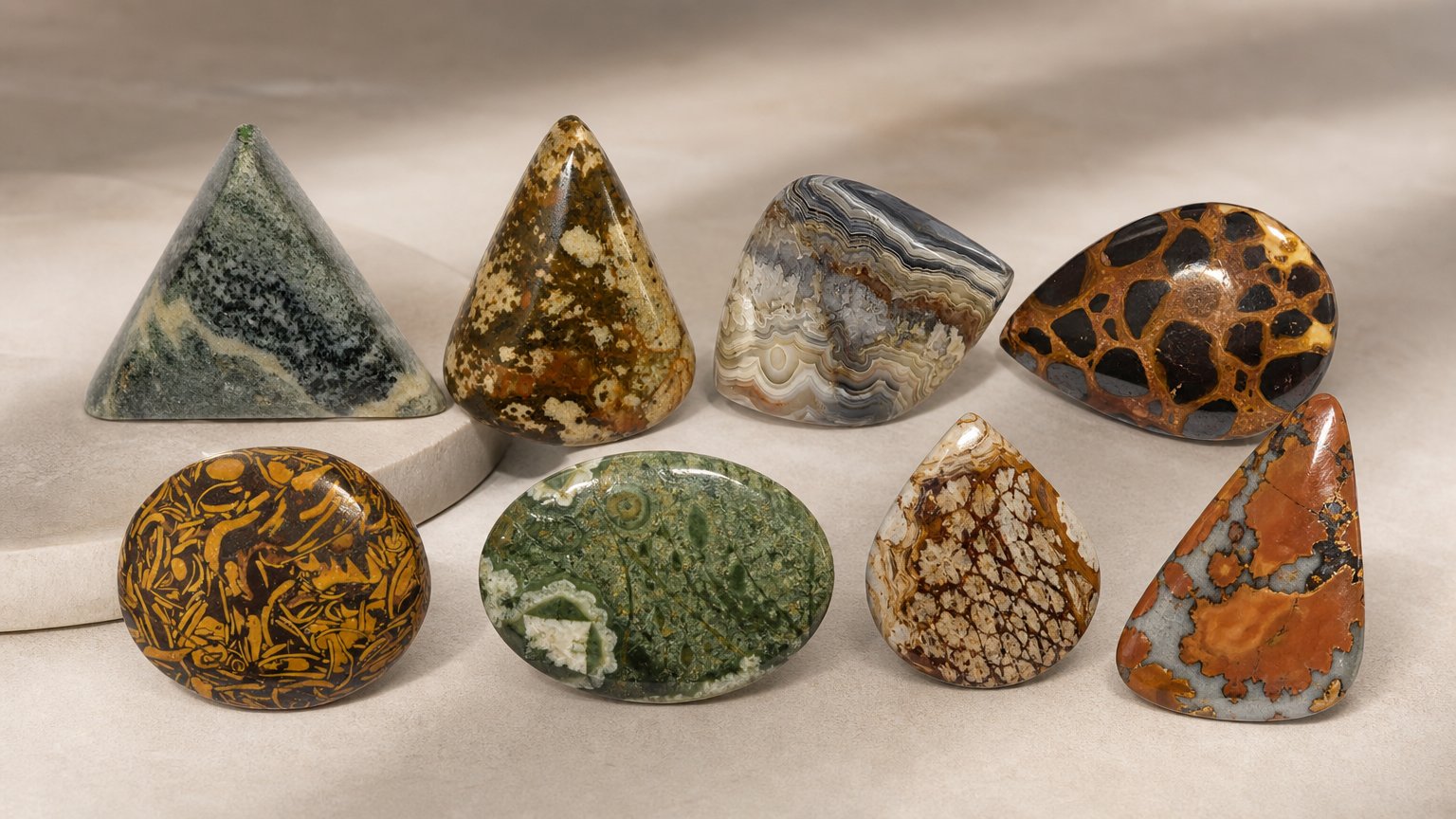 Piedras preciosas de jaspe natural: guía de compra
