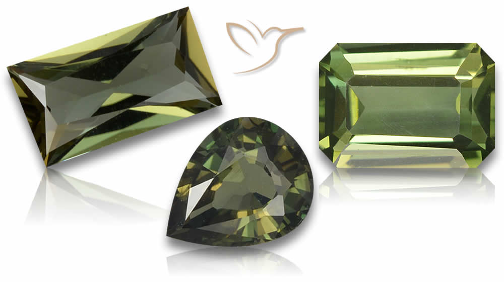 Piedras preciosas de kornerupina