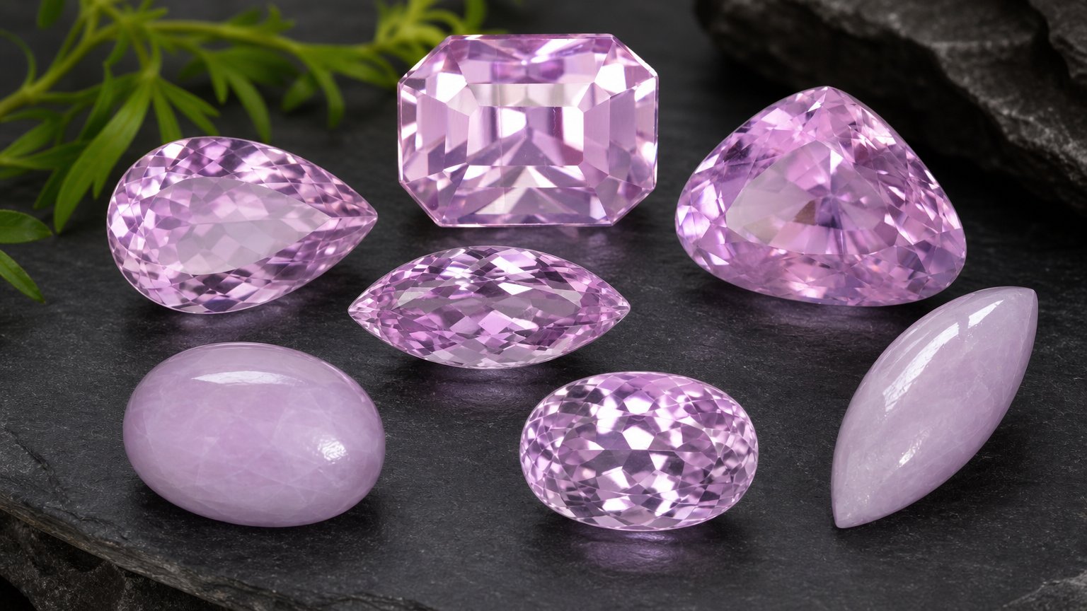 Gemas de kunzita natural: guía de compra