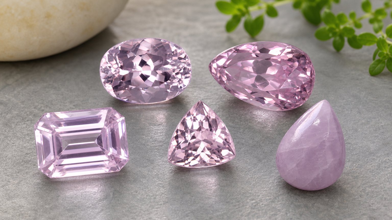 Gemas de kunzita natural: guía de compra