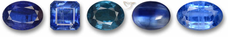 Piedras preciosas de cianita