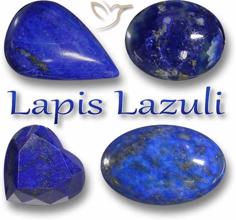 Piedras preciosas de lapislázuli
