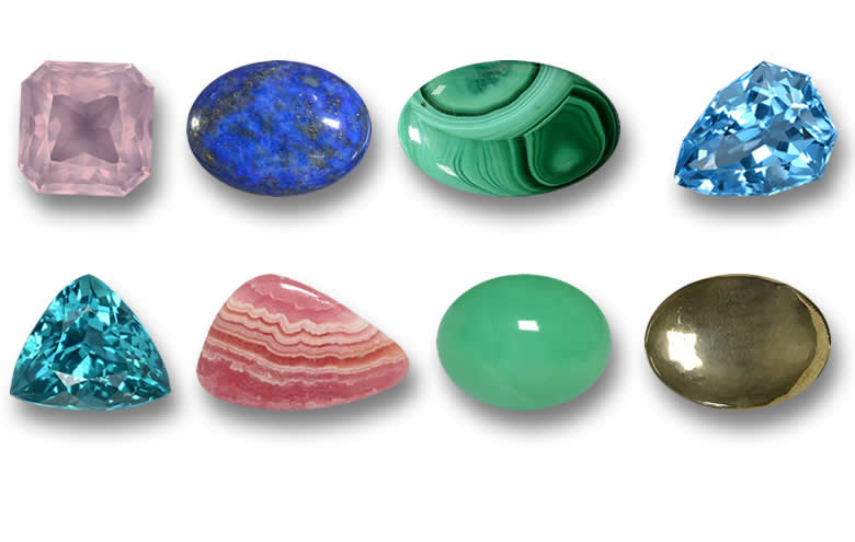 Piedras preciosas sueltas de gran tamaño para joyería llamativa y coleccionistas.