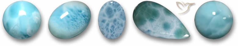 Piedras preciosas de larimar