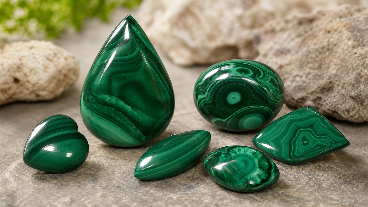 Gemas de malaquita natural: guía de compra