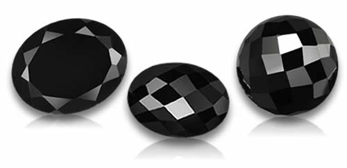 Piedras preciosas naturales de granate melanita
