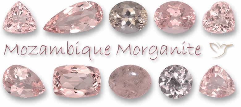 Comprar gemas de morganita de Mozambique