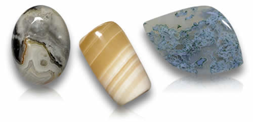 Piedras preciosas de ágata
