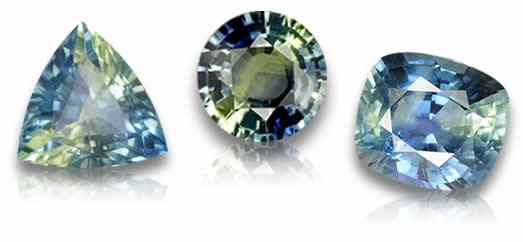 Piedras preciosas de zafiro