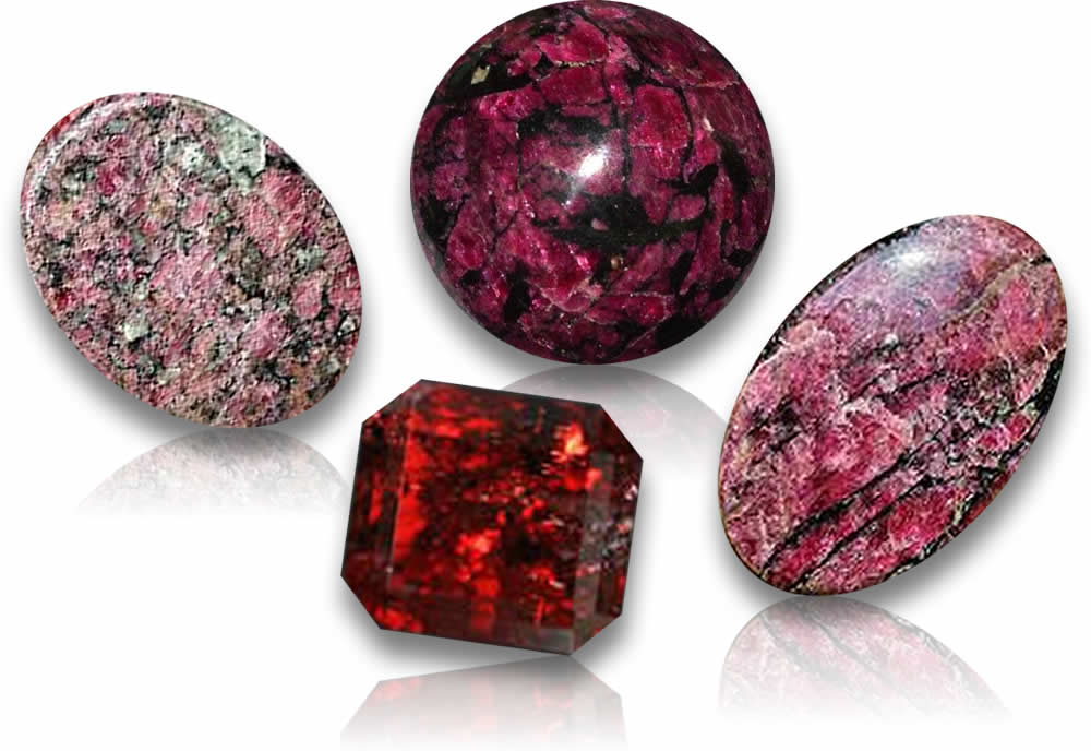 Piedras preciosas Eudialyte