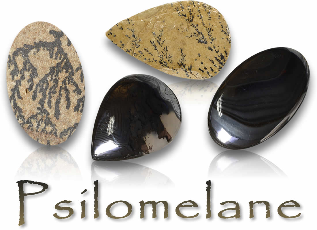 Piedras preciosas de psilomelano