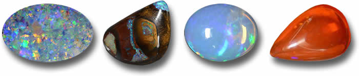 Ópalos como piedras natales de abril en GemSelect