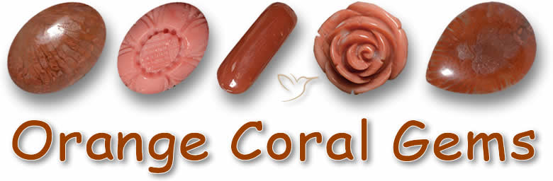 Comprar piedras preciosas de coral naranja