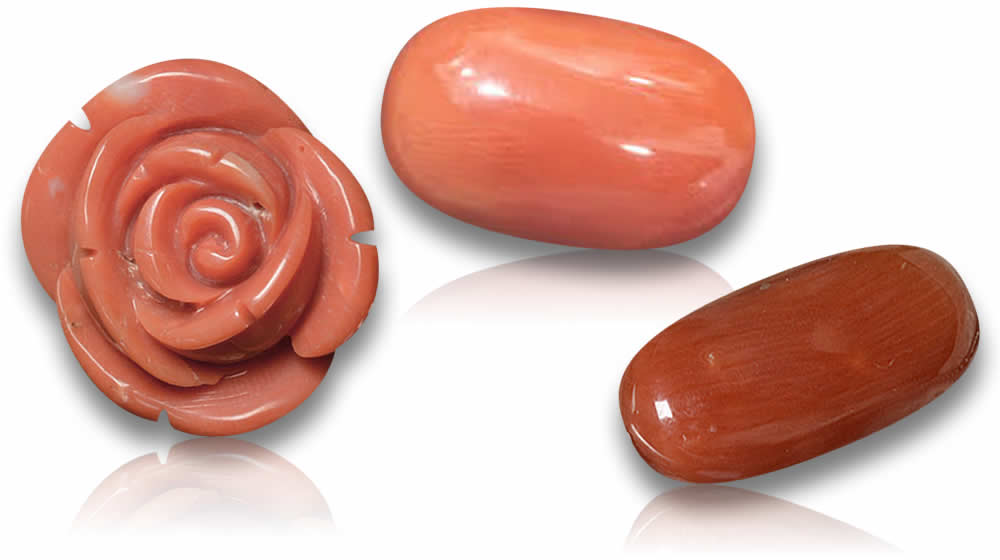 Comprar piedras preciosas de coral naranja