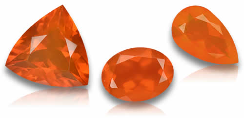 Tienda Ópalo de fuego naranja Piedras Preciosas