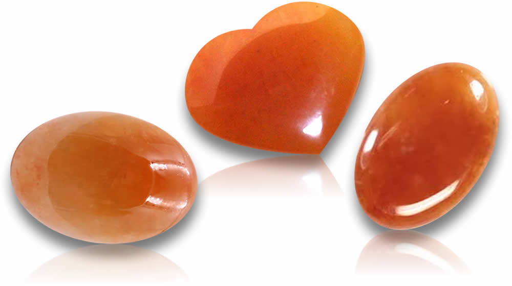 Comprar piedras preciosas de jade naranja