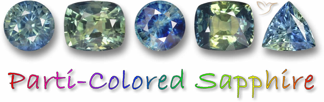 Zafiros de varios colores