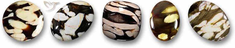 Piedras preciosas de madera de maní