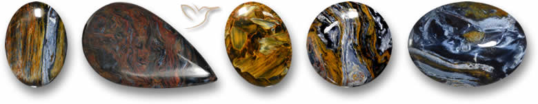 Piedras preciosas de pietersita