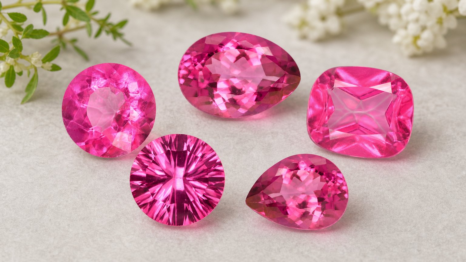 Gemas de topacio rosa natural: guía de compra