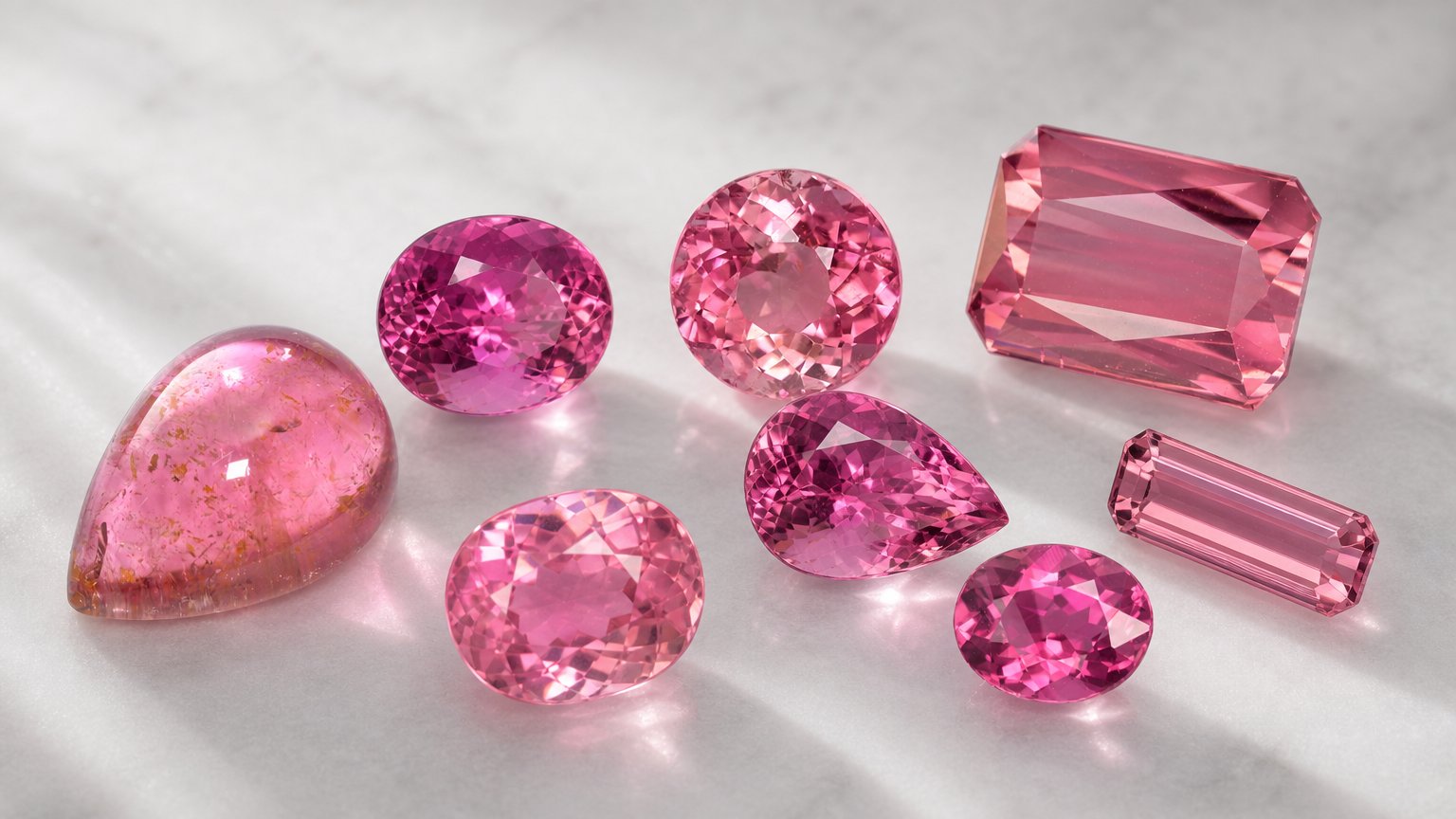 Gemas de turmalina rosa natural: guía de compra