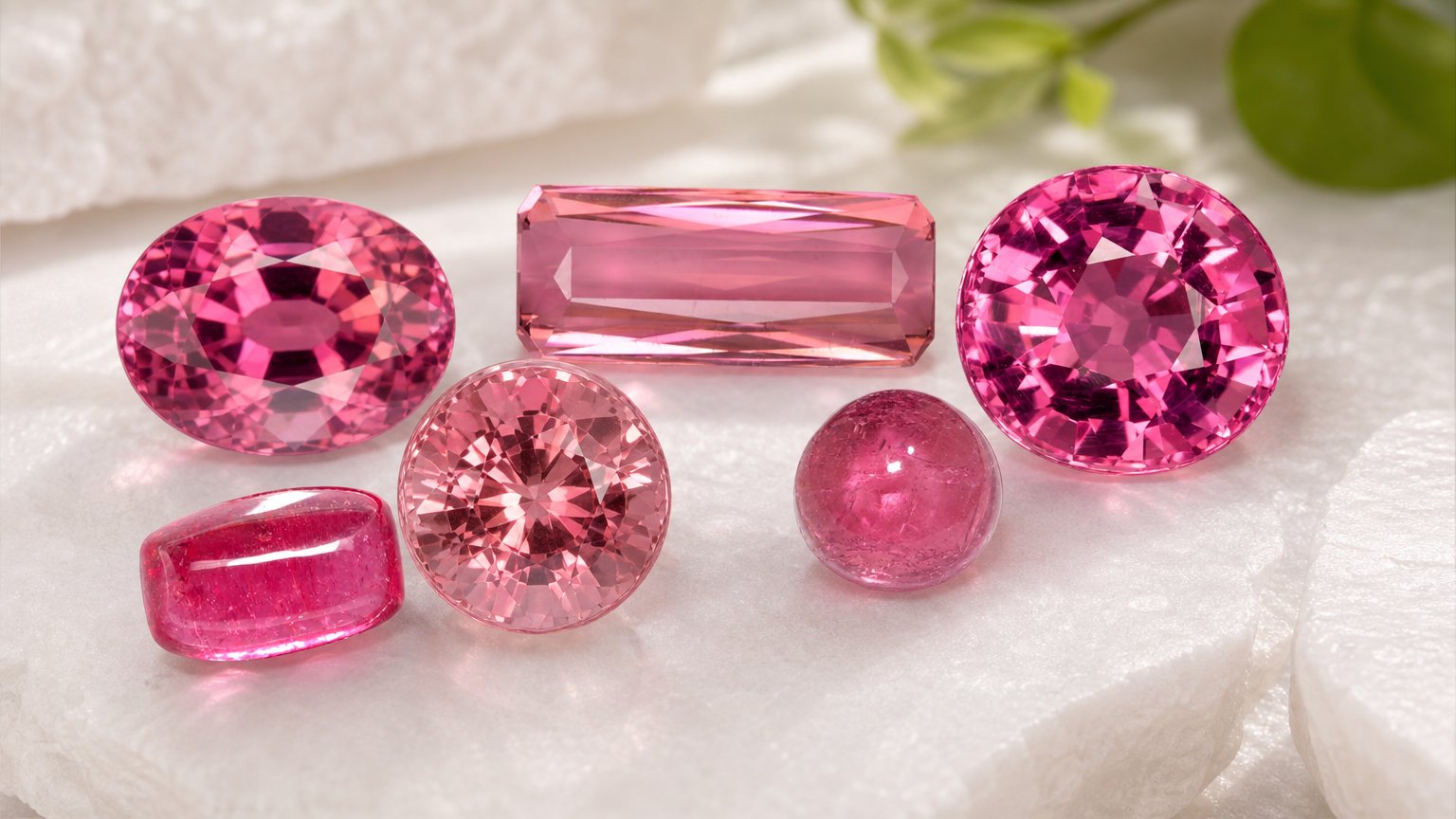 Gemas de turmalina rosa natural: guía de compra