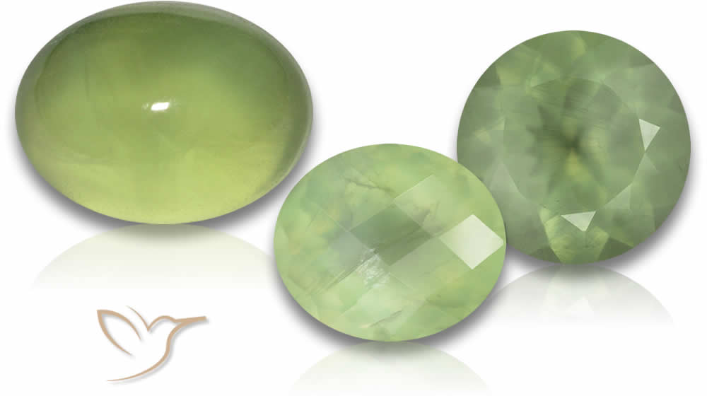 Piedras preciosas de prehnita