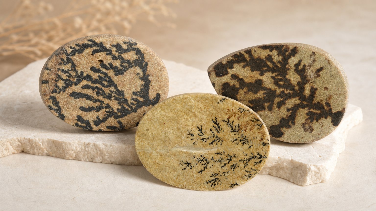 Gemas dendríticas de psilomelano natural: guía de compra