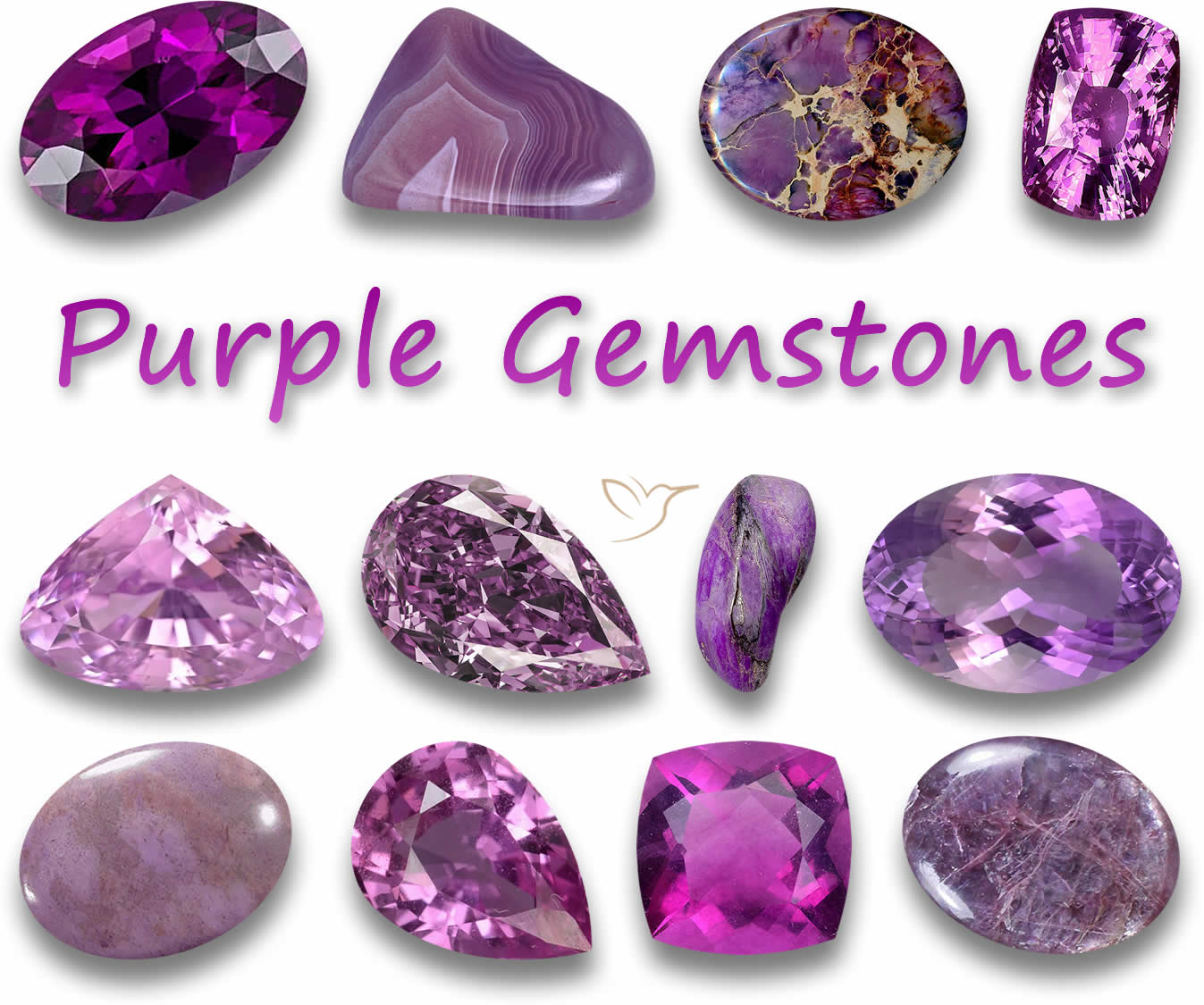 Piedras preciosas moradas en venta