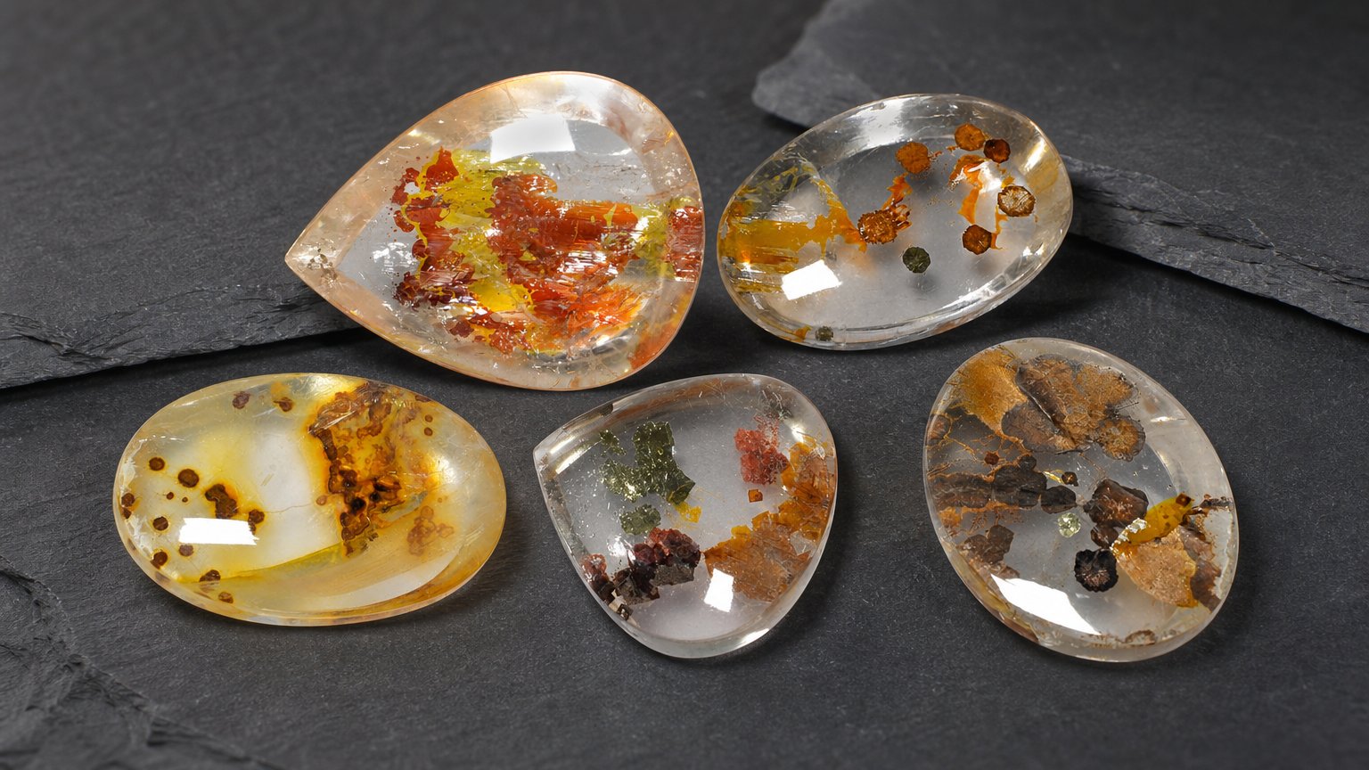 Cuarzo natural con gemas de marcasita: guía de compra