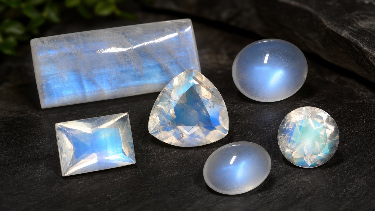 Gemas de piedra lunar arcoíris natural: guía de compra