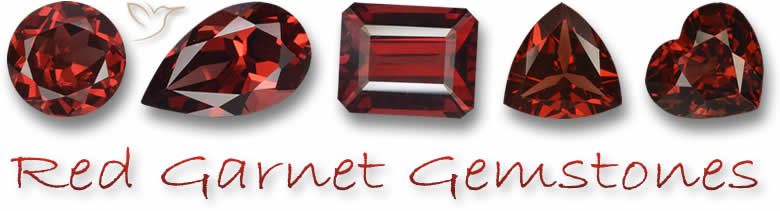 Comprar piedras preciosas de granate rojo
