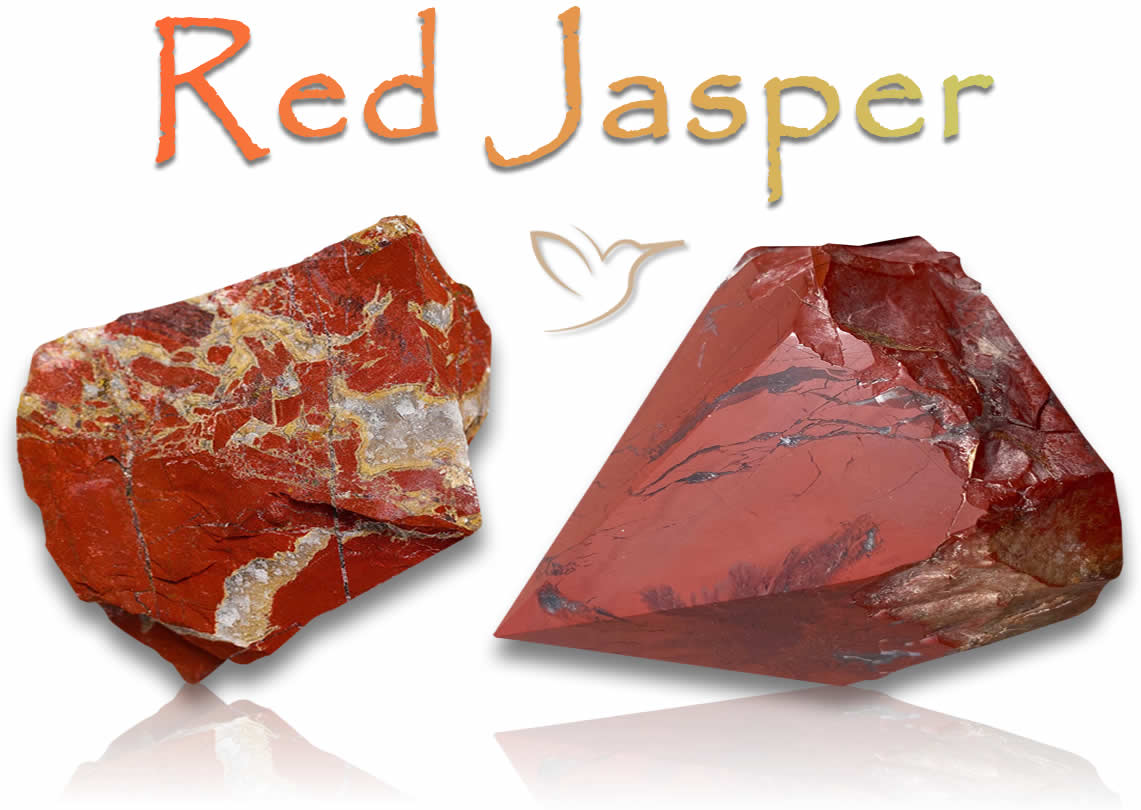 Piedras de jaspe rojo en bruto