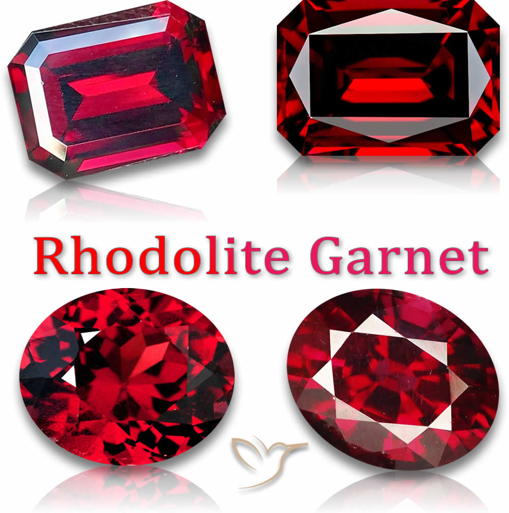 Comprar piedras preciosas de granate rodolita