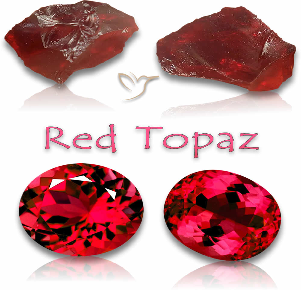 Comprar piedras preciosas de topacio rojo