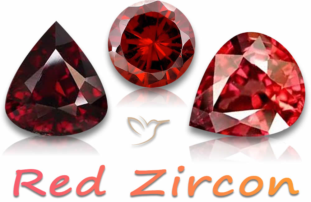 Comprar piedras preciosas de circón rojo