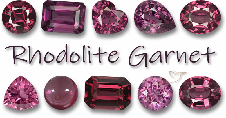 Comprar piedras preciosas de granate rodolita