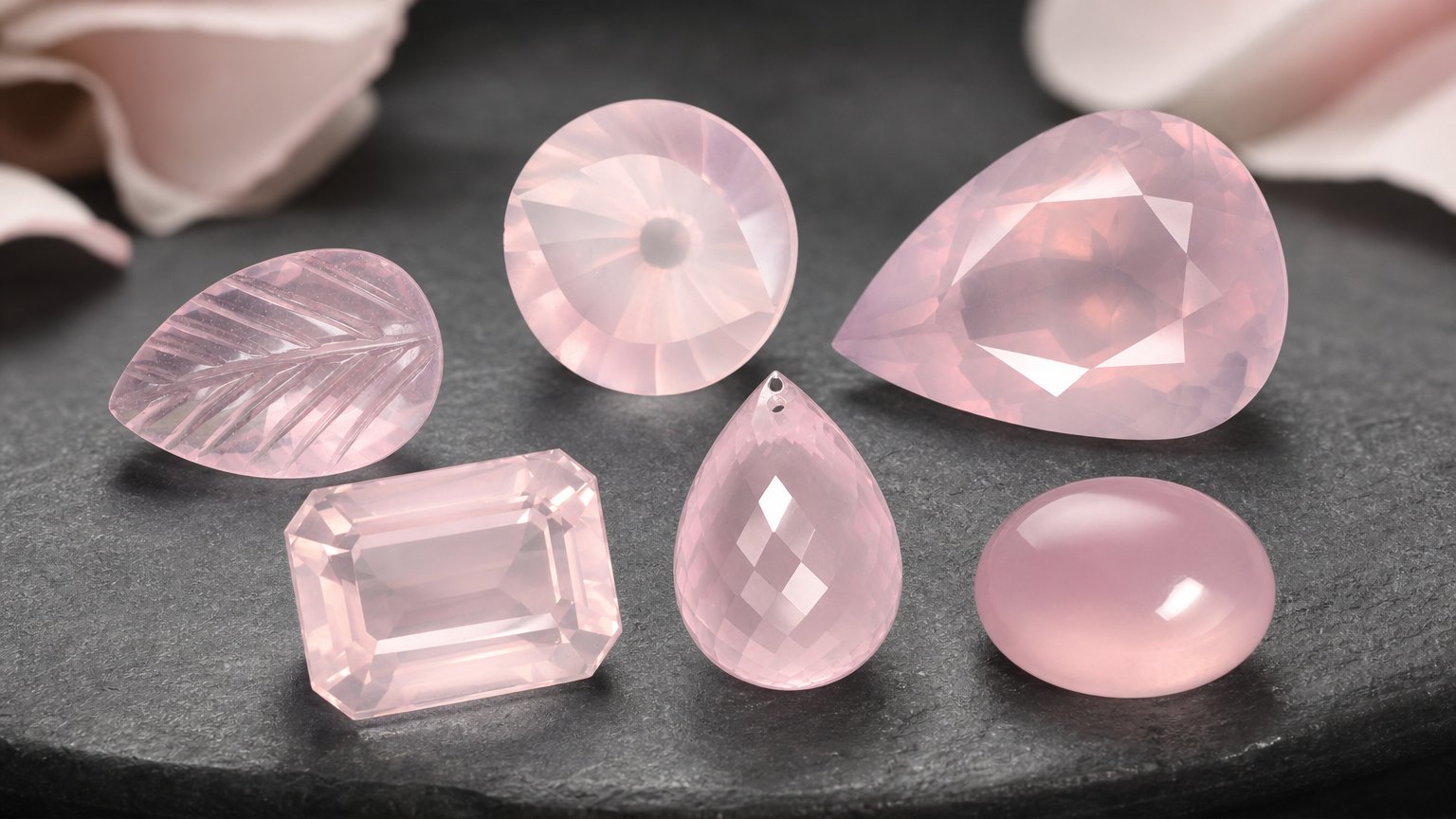 Gemas de cuarzo rosa natural: guía de compra