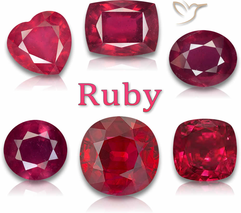 Comprar piedras preciosas de rubí rojo